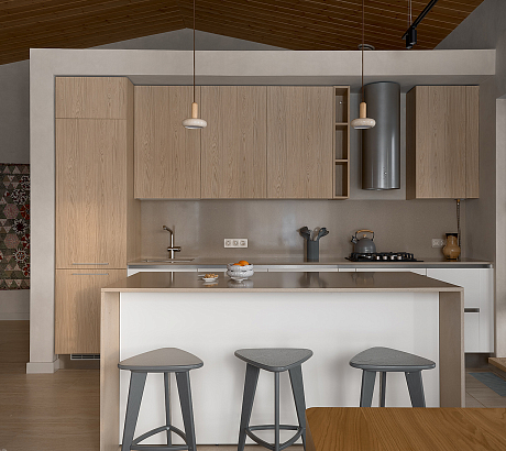 Стоун Колор для дома среди сосен под Истрой